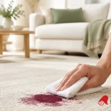 how to remove red wine from rug